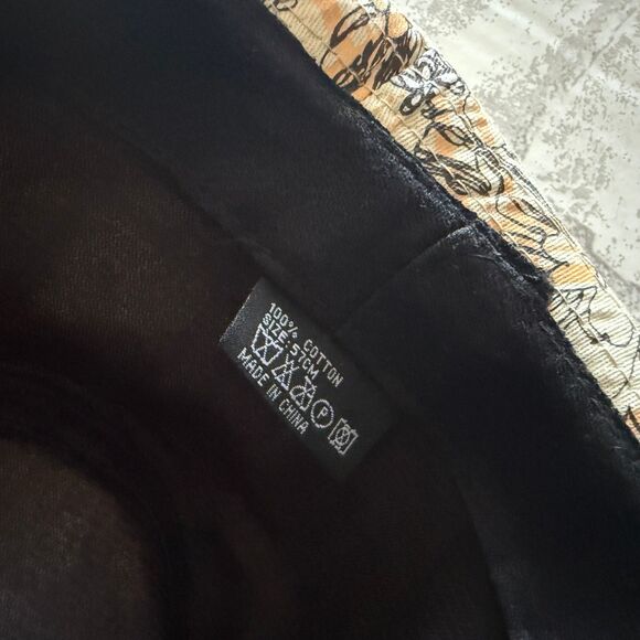 Floral Print Cotton Fedora Hat Summer Boho Festival Style Wide Brim Cap - Picture 5 of 6